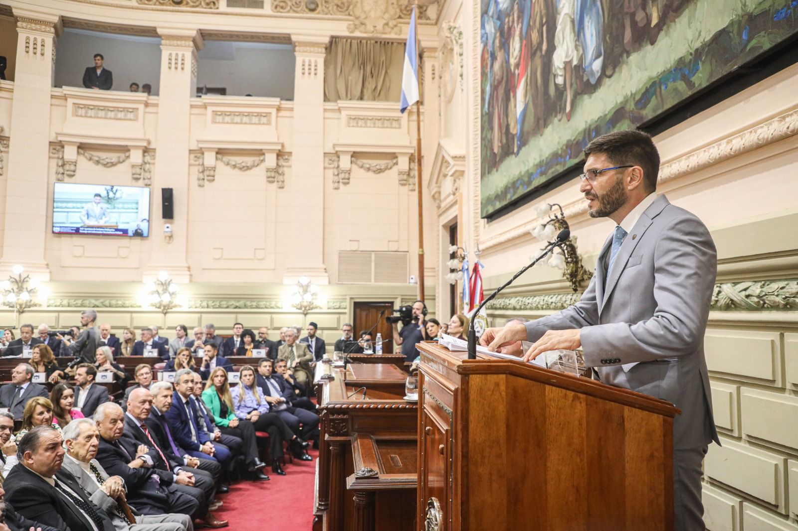 Mensaje de Pullaro: “Con austeridad, en el primer trimestre bajamos un 40 % los gastos"